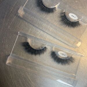 Dramatic Black Synthetic False Eyelashes